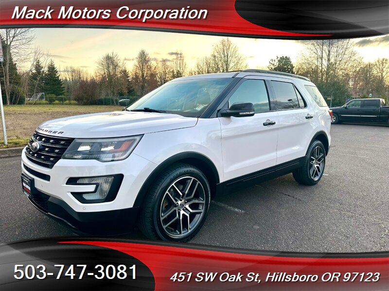 2017 Ford Explorer Sport Loaded Dual Pano Roof Low Miles 3rd Row   - Photo 1 - Hillsboro, OR 97123