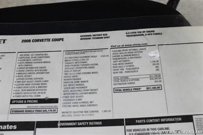 2008 Chevrolet Corvette Coupe   - Photo 50 - Carver, MA 02330