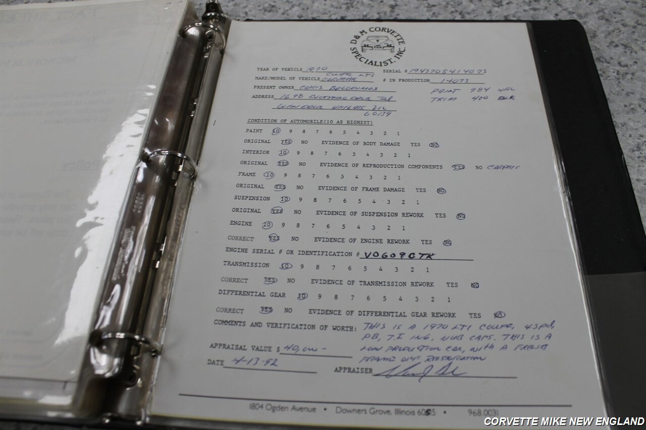 1970 Chevrolet Corvette Coupe LT1 - Photo 93 - Carver, MA 02330