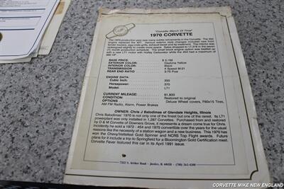 1970 Chevrolet Corvette Coupe LT1 - Photo 81 - Carver, MA 02330