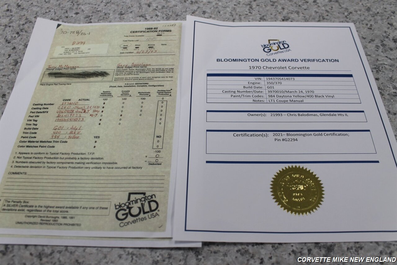 1970 Chevrolet Corvette Coupe LT1 - Photo 80 - Carver, MA 02330