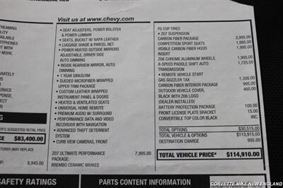 2016 Chevrolet Corvette Z06  Convertible - Photo 51 - Carver, MA 02330