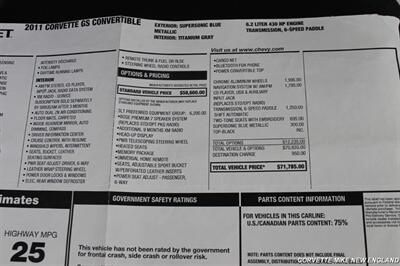 2011 Chevrolet Corvette Z16 Grand Sport Convertible - Photo 46 - Carver, MA 02330