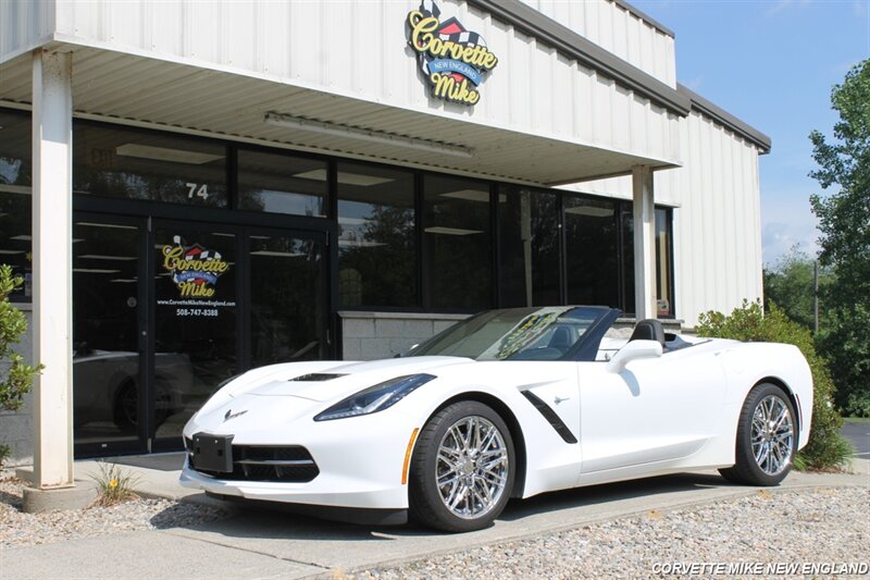 Arctic White 2015 Chevrolet Corvette Convertible Rear-Wheel Drive 8-Speed Automatic