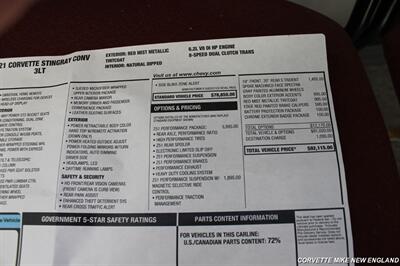 2021 Chevrolet Corvette Stingray  Convertible - Photo 55 - Carver, MA 02330