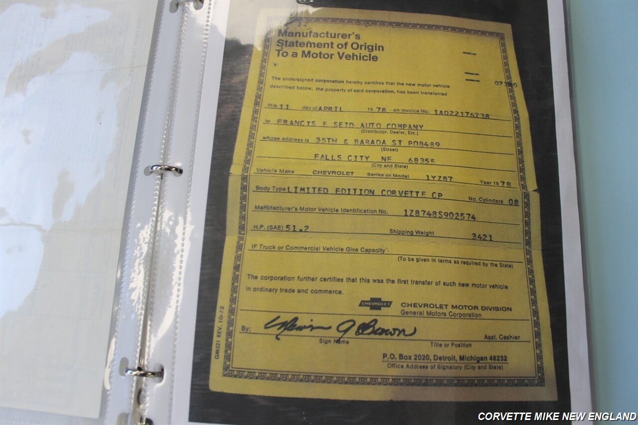 1978 Chevrolet Corvette Coupe - Photo 72 - Carver, MA 02330