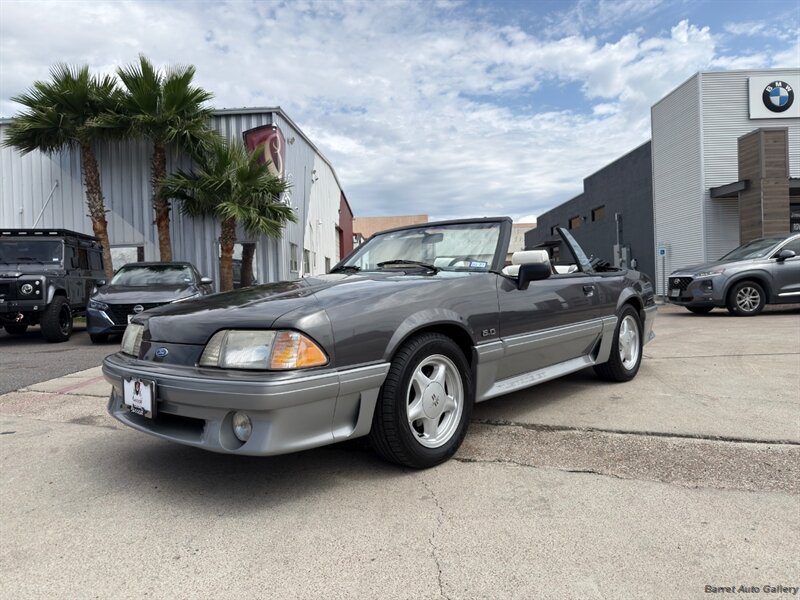 Medium Titanium Metallic 1992 Ford Mustang GT Convertible RWD Convertible Rear-Wheel Drive Automatic
