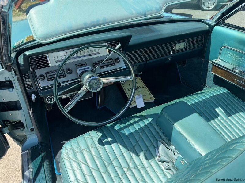 1966 Lincoln Continental 4-Door Convertible  3-Speed Automatic