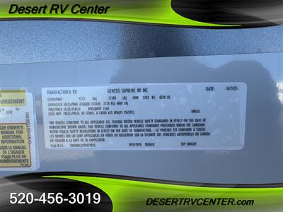 2026 GENESIS SUPREME V275CRXL   - Photo 9 - Huachuca City, AZ 85616