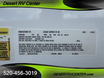 2026 GENESIS SUPREME S2015SSXL   - Photo 9 - Huachuca City, AZ 85616