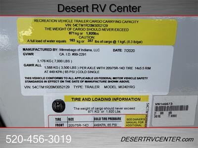 2021 WINNEBAGO 2401RG   - Photo 5 - Huachuca City, AZ 85616
