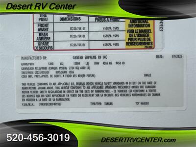 2026 GENESIS SUPREME V295LTE   - Photo 9 - Huachuca City, AZ 85616