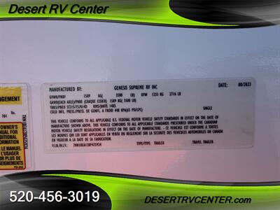 2024 GENESIS SUPREME 12FD   - Photo 9 - Huachuca City, AZ 85616