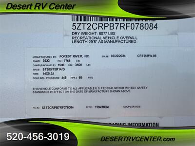2024 FOREST RIVER 25MW   - Photo 11 - Huachuca City, AZ 85616