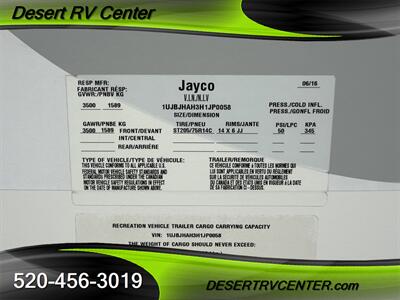 2017 JAYCO 16XRB   - Photo 6 - Huachuca City, AZ 85616