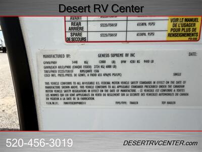 2027 GENESIS SUPREME S295LTE - Photo 8 - Huachuca City, AZ 85616