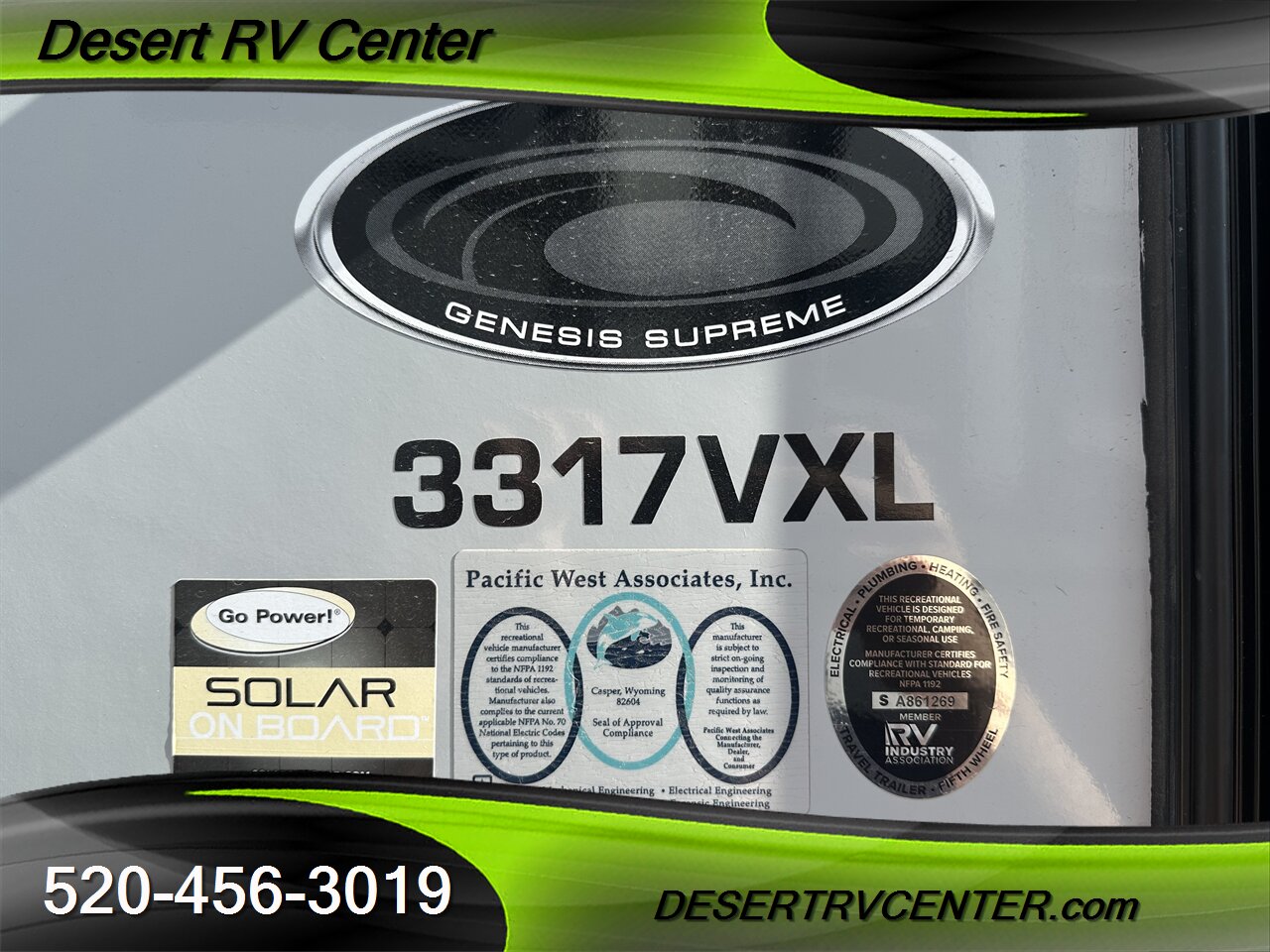 2024 GENESIS SUPREME 3317VXL - Photo 1 - Huachuca City, AZ 85616