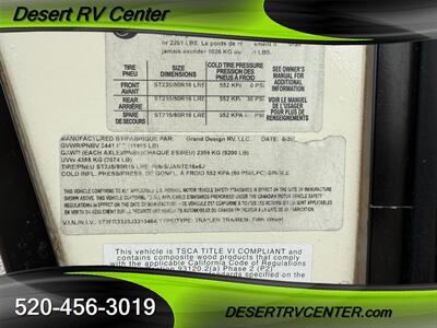 2018 GRAND DESIGN REFLECTION 303RLS   - Photo 24 - Huachuca City, AZ 85616
