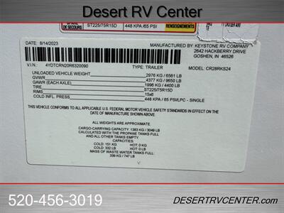 2024 KEYSTONE 28RKS - Photo 10 - Huachuca City, AZ 85616
