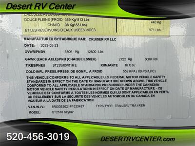 2023 CRUISER RV ST2516   - Photo 4 - Huachuca City, AZ 85616