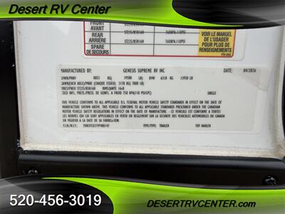 2027 GENESIS SUPREME VCK405   - Photo 8 - Huachuca City, AZ 85616