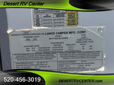 2021 LANCE 2075   - Photo 15 - Huachuca City, AZ 85616