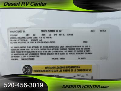 2027 GENESIS SUPREME 2815SCRT   - Photo 5 - Huachuca City, AZ 85616