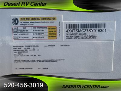 2025 FOREST RIVER SALEM 270RTK   - Photo 2 - Huachuca City, AZ 85616