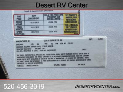 2027 GENESIS SUPREME 12-14.6VFK - Photo 9 - Huachuca City, AZ 85616