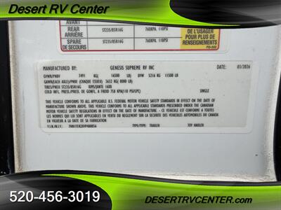 2027 GENESIS SUPREME S3219CRSB   - Photo 4 - Huachuca City, AZ 85616