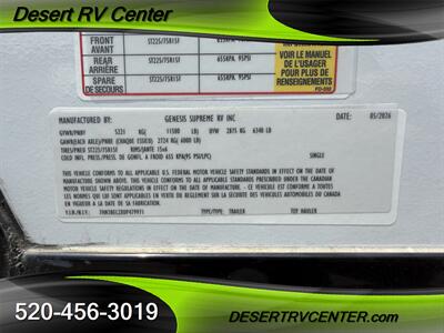 2027 GENESIS SUPREME VFK2700   - Photo 3 - Huachuca City, AZ 85616