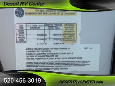 2019 PACIFIC COACHWO 2814 RAGN   - Photo 21 - Huachuca City, AZ 85616