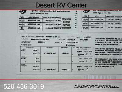 2016 FOREST RIVER F33SAGDX - Photo 3 - Huachuca City, AZ 85616