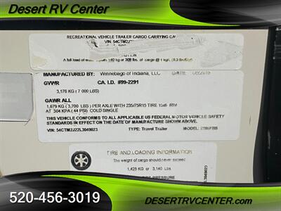 2020 WINNEBAGO 2106FBS MICRO MINNIE   - Photo 4 - Huachuca City, AZ 85616