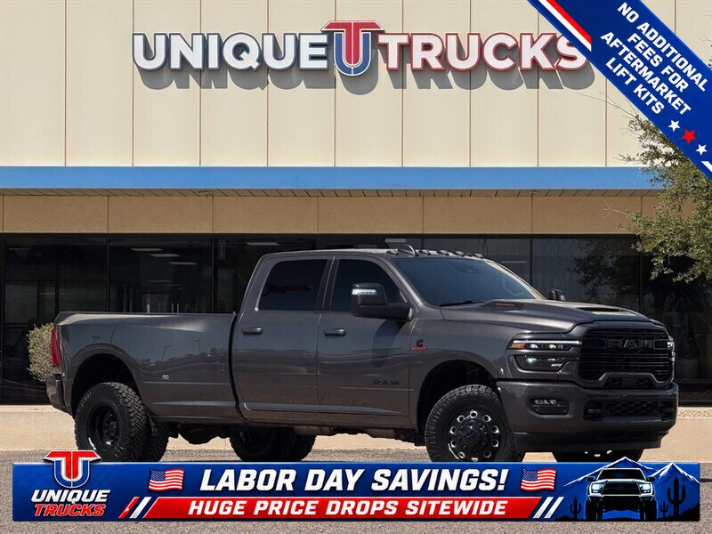 Gray (Granite Crystal Metallic Clear Coat) 2025 RAM 3500 Pickup Truck Four-Wheel Drive Automatic