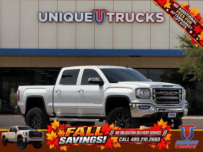 Quicksilver Metallic 2018 GMC Sierra 1500 Pickup Truck Four-Wheel Drive Automatic