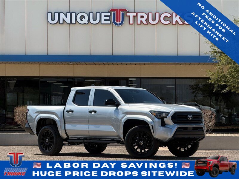 Celestial Silver Metallic 2024 Toyota Tacoma Pickup Truck Four-Wheel Drive Automatic