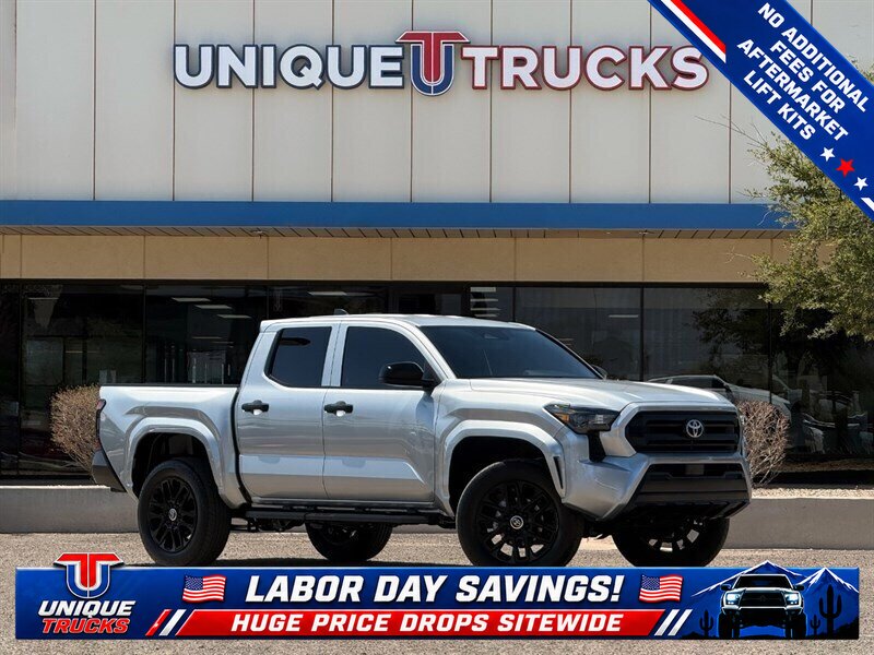 Celestial Silver Metallic 2024 Toyota Tacoma Pickup Truck Four-Wheel Drive Automatic