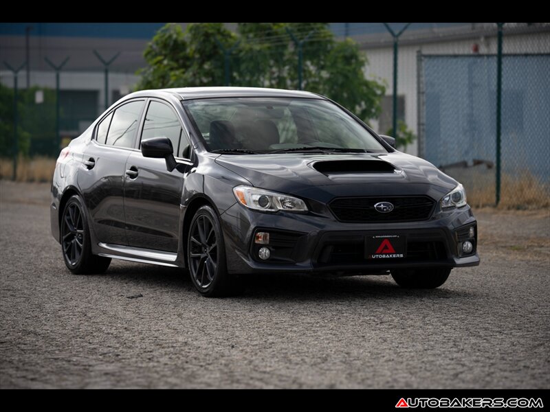 Dark Gray Metallic 2018 Subaru WRX Premium Sedan All-Wheel Drive Automatic