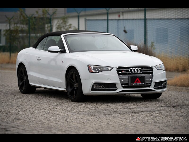 Ibis White 2014 Audi S5 3.0T quattro Prestige Cabriolet AWD Convertible All-Wheel Drive 7-Speed Automatic