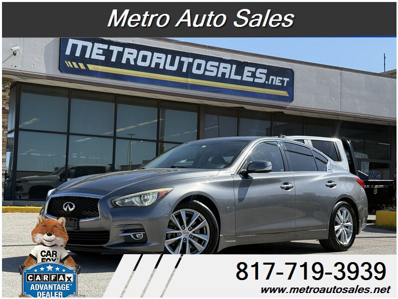 Gray (Liquid Platinum) 2015 INFINITI Q50 Sedan 7-Speed Automatic