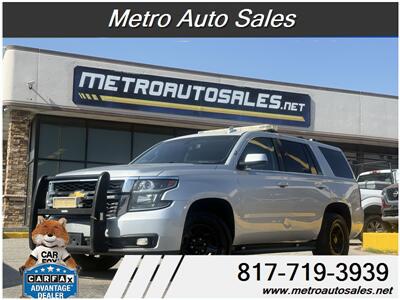 2016 Chevrolet Tahoe Police SUV