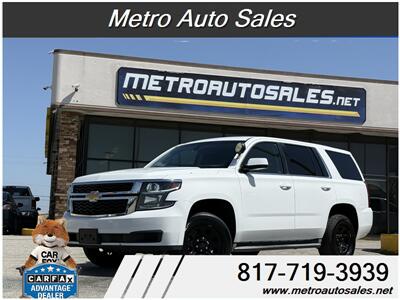 2016 Chevrolet Tahoe Police SUV