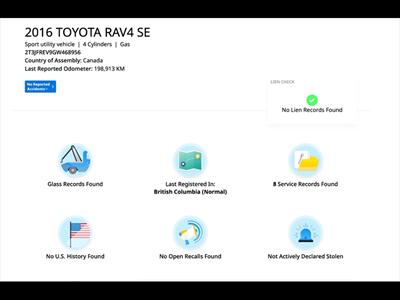 2016 Toyota RAV4 SE AWD Loaded One Owner Accident Free   - Photo 2 - Coombs, BC V0R 1M0