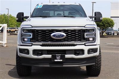 2026 Ford F-450 Super Duty PLATINUM DRW  AVALANCHE GREY LVLED ON 22 " RISM 37 " TIRES LOADED - Photo 8 - Gresham, OR 97030