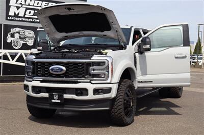 2026 Ford F-450 Super Duty PLATINUM DRW  AVALANCHE GREY LVLED ON 22 " RISM 37 " TIRES LOADED - Photo 34 - Gresham, OR 97030