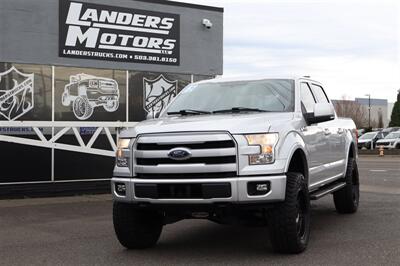 2015 Ford F-150 Lariat  LIFTED 5.0L COYOTE V8 4X4 35 " TIRES LOADED - Photo 1 - Gresham, OR 97030