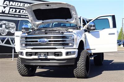2025 Ford F-350 PLATINUM PLUSE  LIFTED DIESEL TRUCK 4X4 LOADED 38S - Photo 36 - Gresham, OR 97030