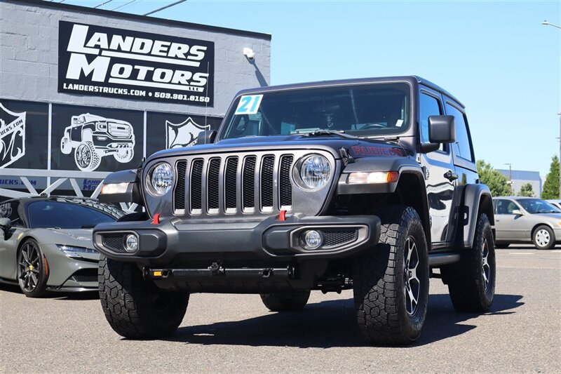 2021 Jeep Wrangler Rubicon  4X4 2 DOOR HARD TOP LOW MILES RV TOW BEHIND - Photo 1 - Gresham, OR 97030