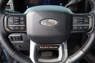 2023 Ford F-350 Platinum  LIFTED DIESEL TRUCK AZURE GREY WITH CARMELO 4X4 LOADED - Photo 21 - Gresham, OR 97030